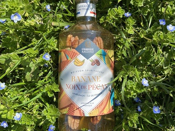Rhum L’Arrangé Banane Noix de Pécan  – 70cl – En direct de La Fabrique à Alcools (Essonne)
