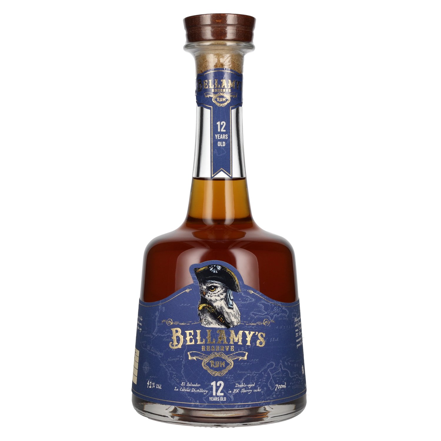 Rhum de réserve Bellamy’s Bellamy’s 12 Years Old Reserve Rum 42% Vol. 0,7l