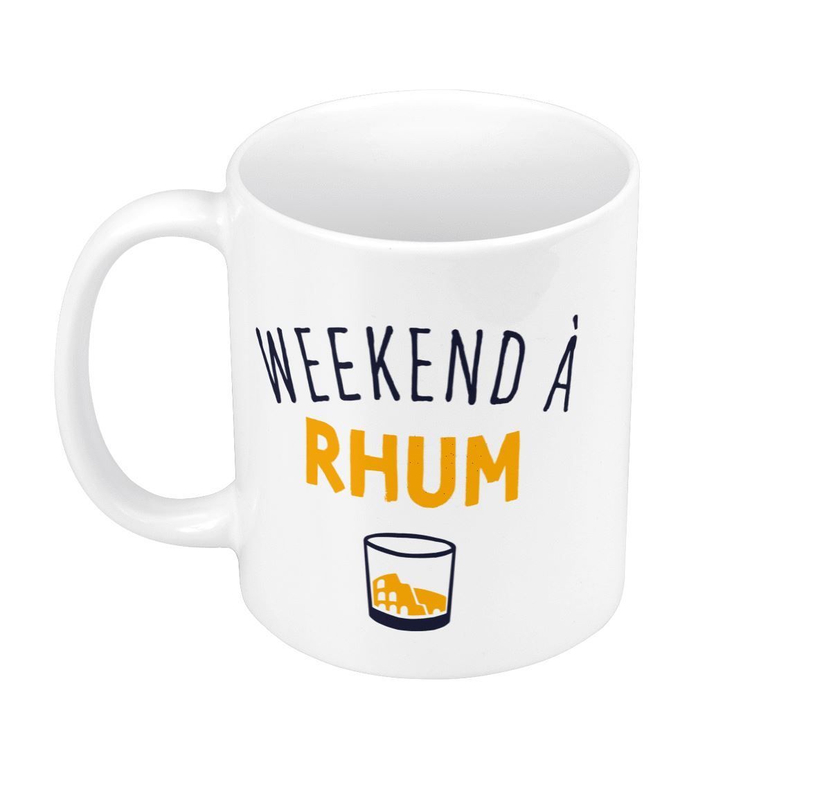 Mug Céramique Weekend À Rhum Soirée Apéro Rome
