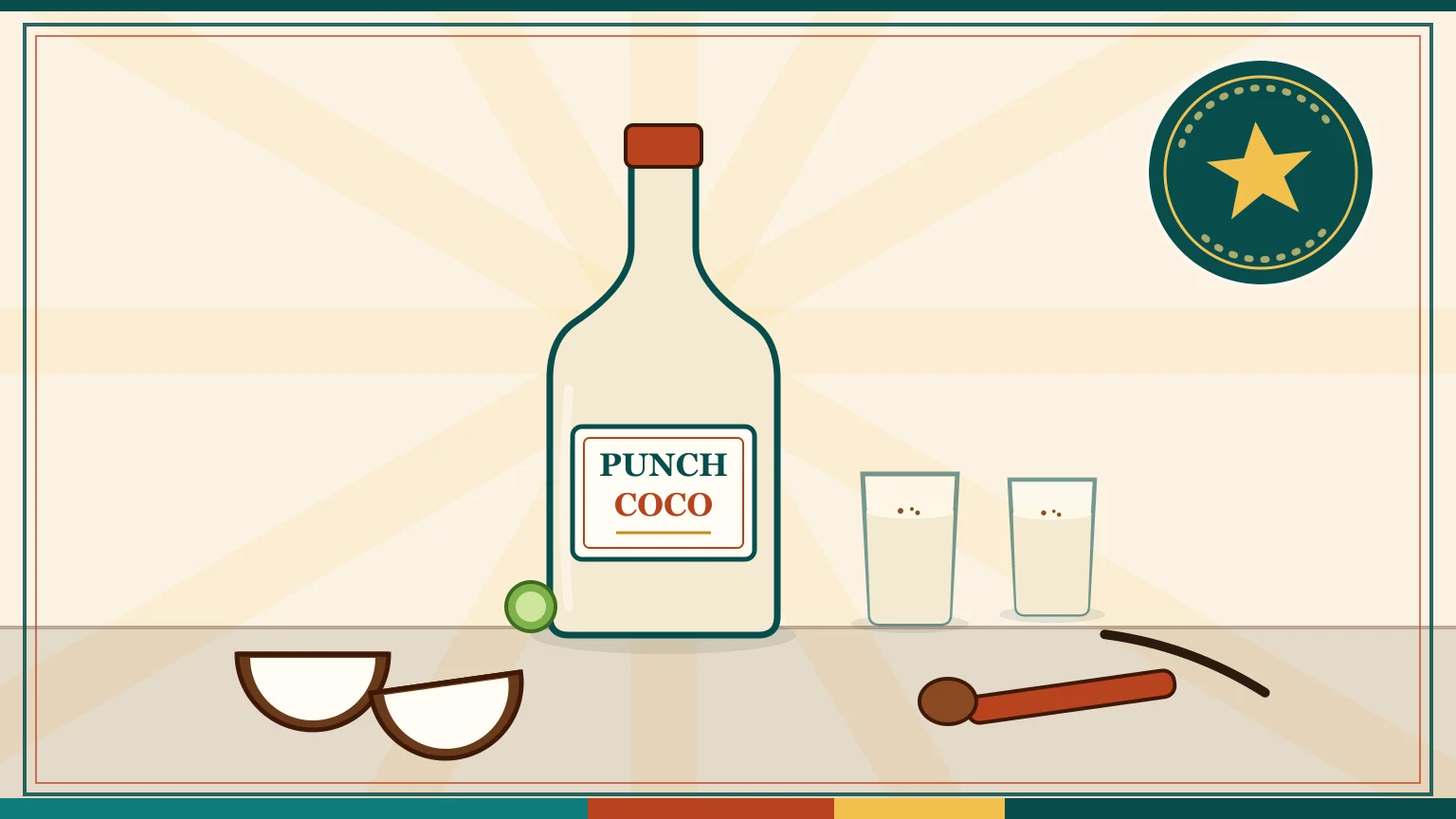 Punch coco : la recette antillaise de Noël, le rhum à choisir et la conservation