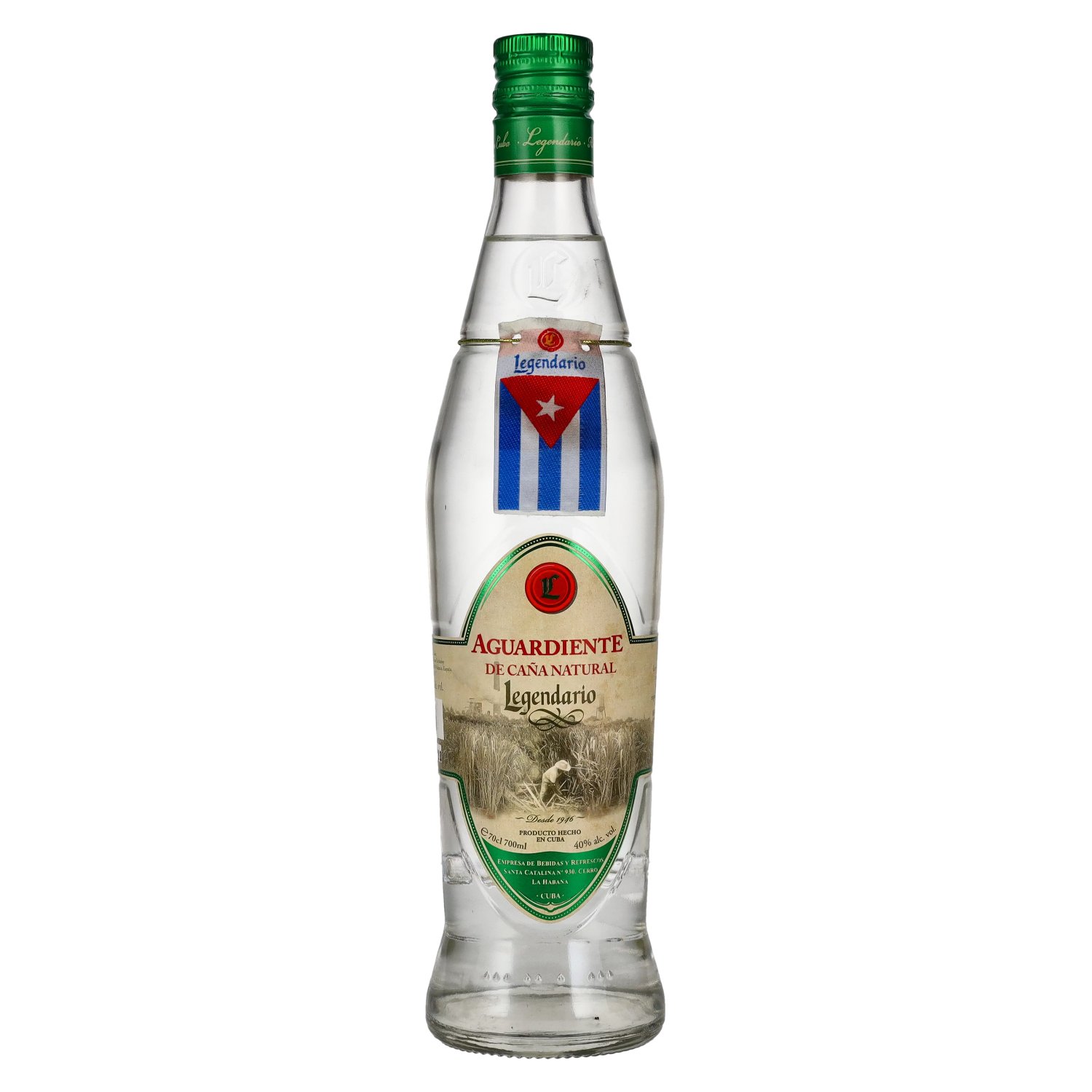 Rhum Legendario Legendario Aguardiente de Cana Natural 40% Vol. 0,7l