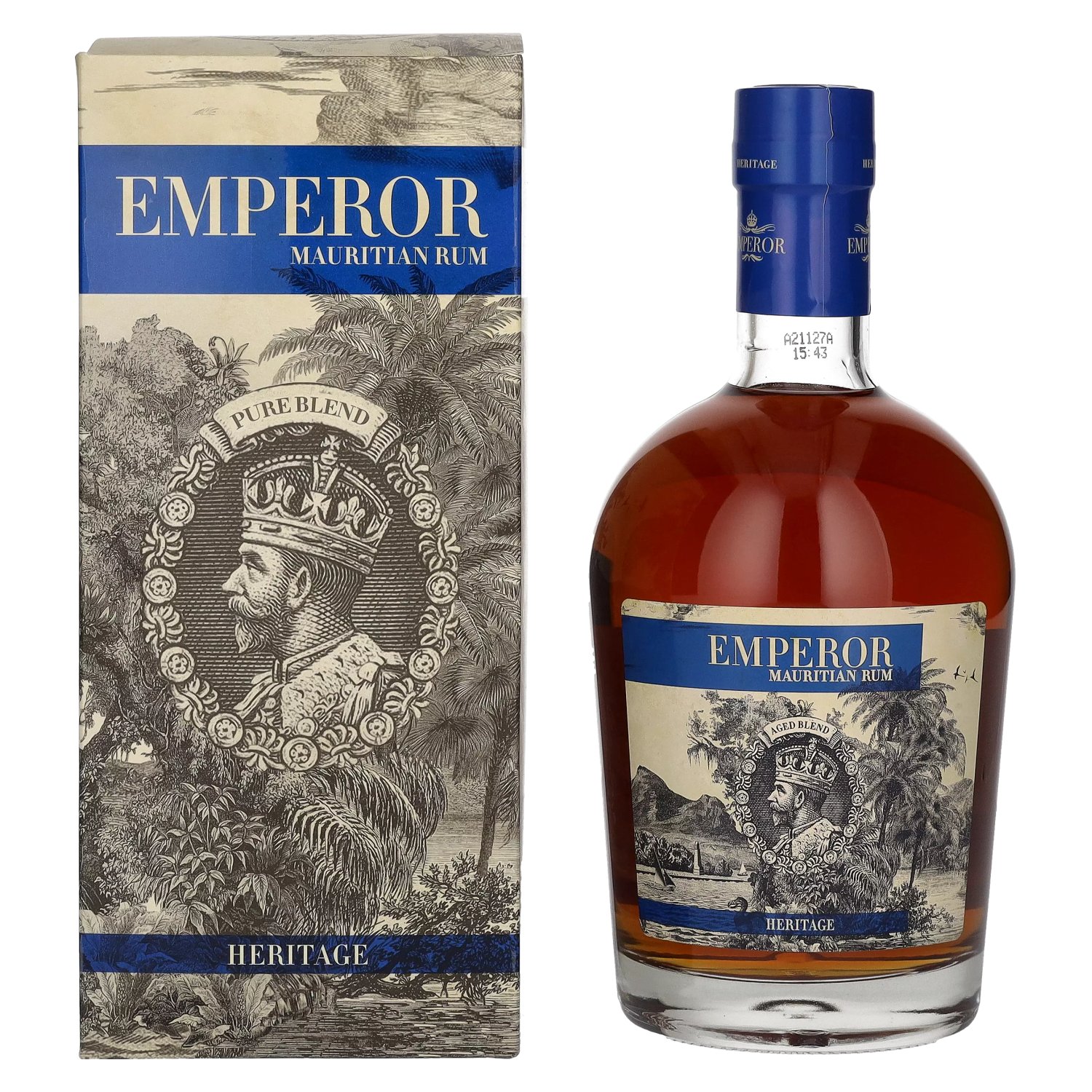 Rhum Emperor Emperor Mauritian Rum Heritage 40% Vol. 0,7l en boîte cadeau