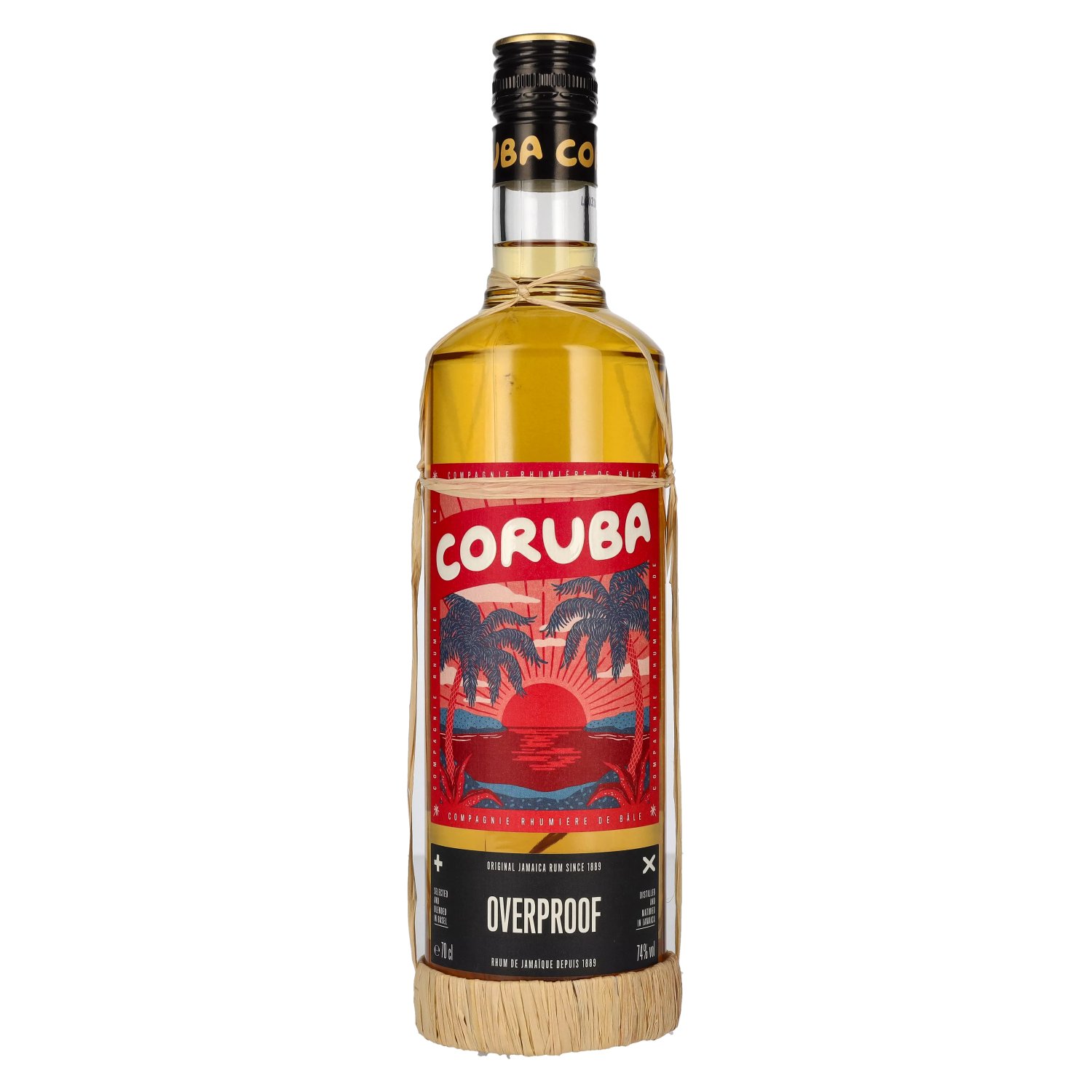 Rhum de Coruba Coruba NON PLUS ULTRA Original Jamaica Rum OVERPROOF 74% Vol. 0,7l
