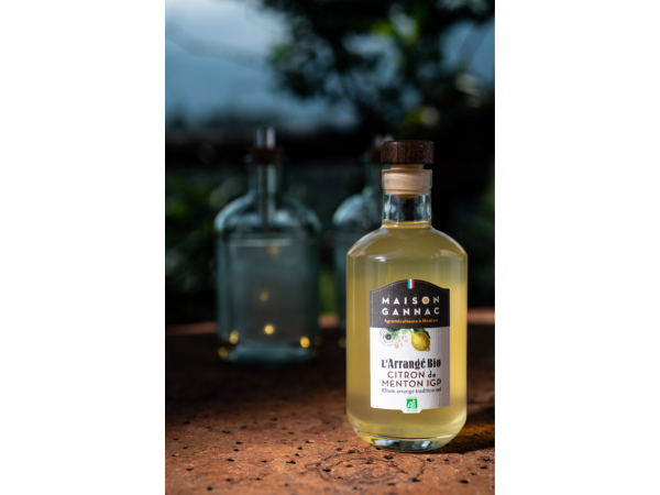 L’Arrangé bio au Citron de Menton – 50 cl – En direct de Maison Gannac (Alpes-Maritimes)