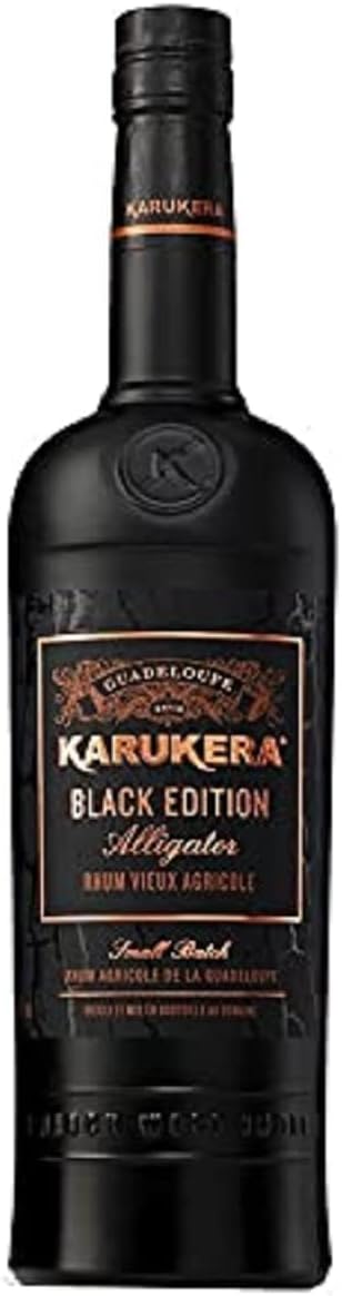 KARUKERA – Black Edition Alligator – Rhum Agricole – 45% Alcool – Origine : France/Guadeloupe – Bouteille de 70 cl