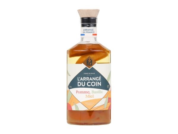 Rhum L’Arrangé du Coin Pomme Basilic Miel – 70cl – En direct de La Fabrique à Alcools (Essonne)