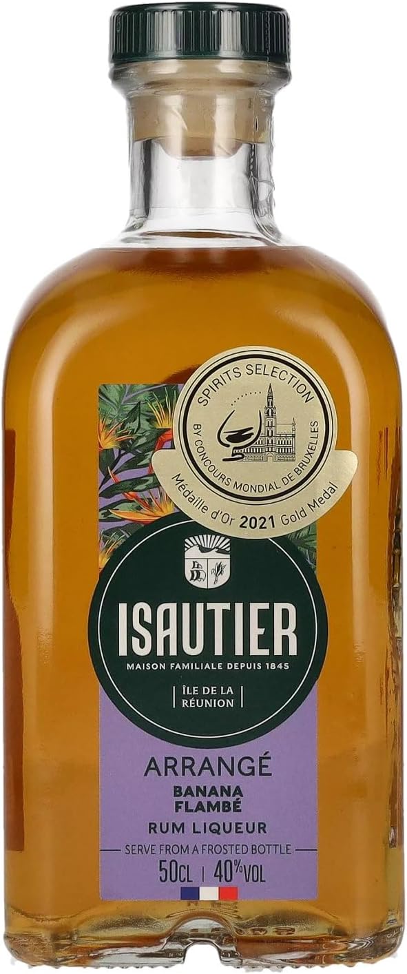 Isautier Rhum Arranges Banane Flambée 40° 50 cl