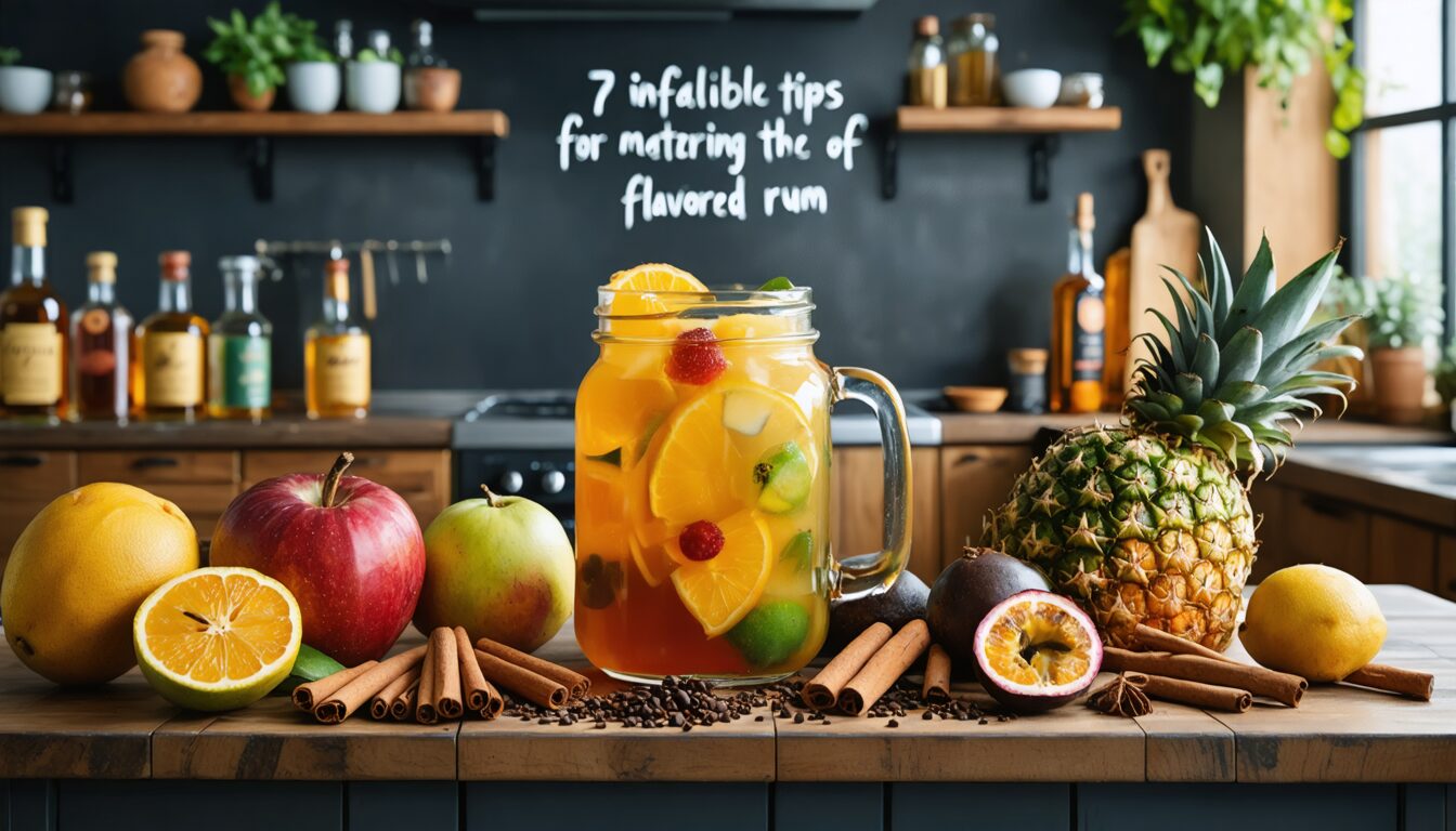 découvrez 7 astuces infaillibles pour maîtriser l'art du rhum arrangé et impressionner vos convives avec des créations savoureuses et personnalisées. suivez nos conseils pratiques pour choisir les ingrédients, les techniques de macération et les associations de saveurs idéales.