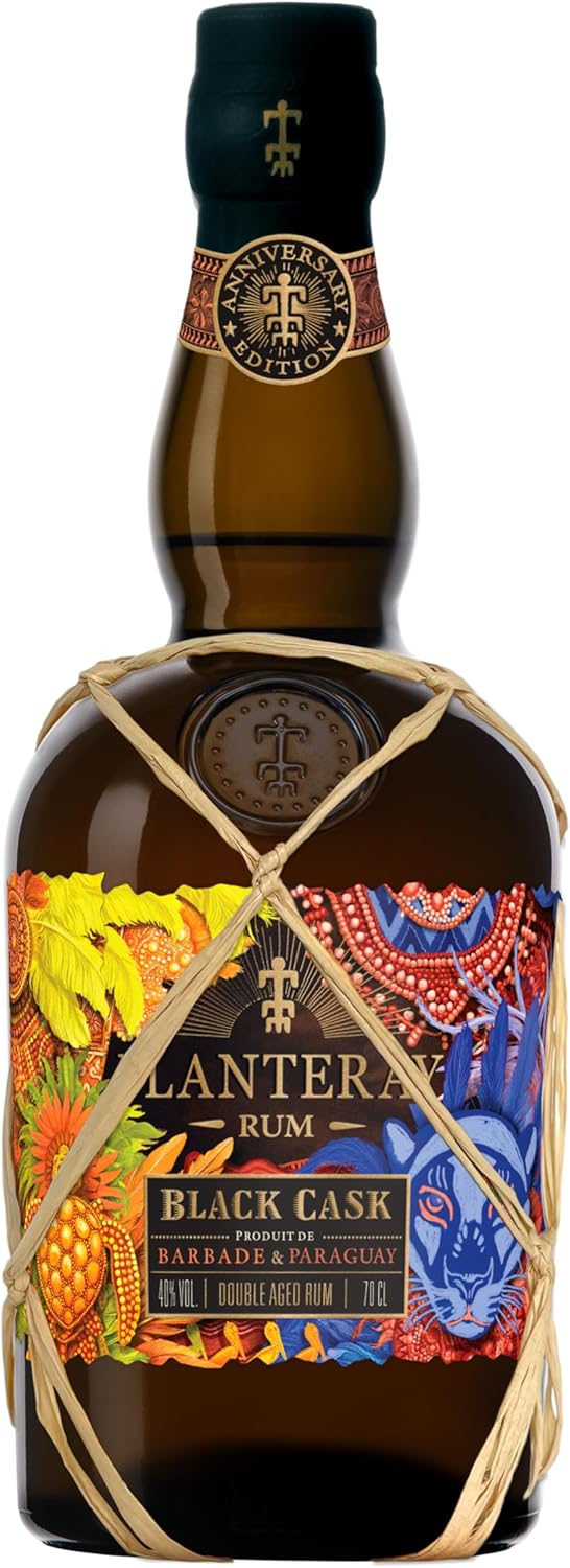 PLANTERAY RUM – Black Cask Barbade/Paraguay Edition anniversaire – Rhum ambré – Origine : Barbade & Paraguay – Alcool : 40% – 70cl