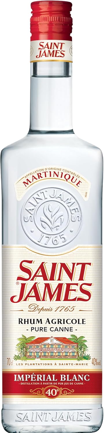 SAINT JAMES – Rhum Blanc Agricole Pure Canne – 70cl