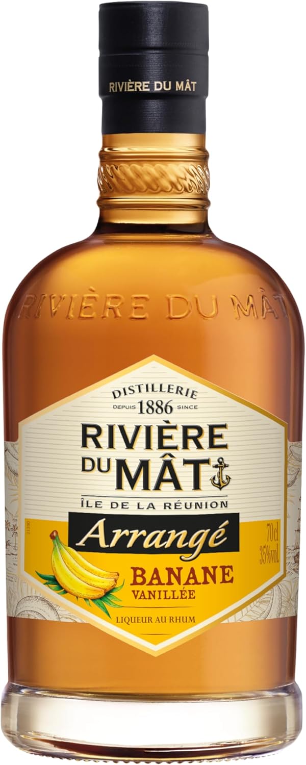 RIVIÈRE DU MÃT Arrangé Banane Vanillée 70 cl 35°