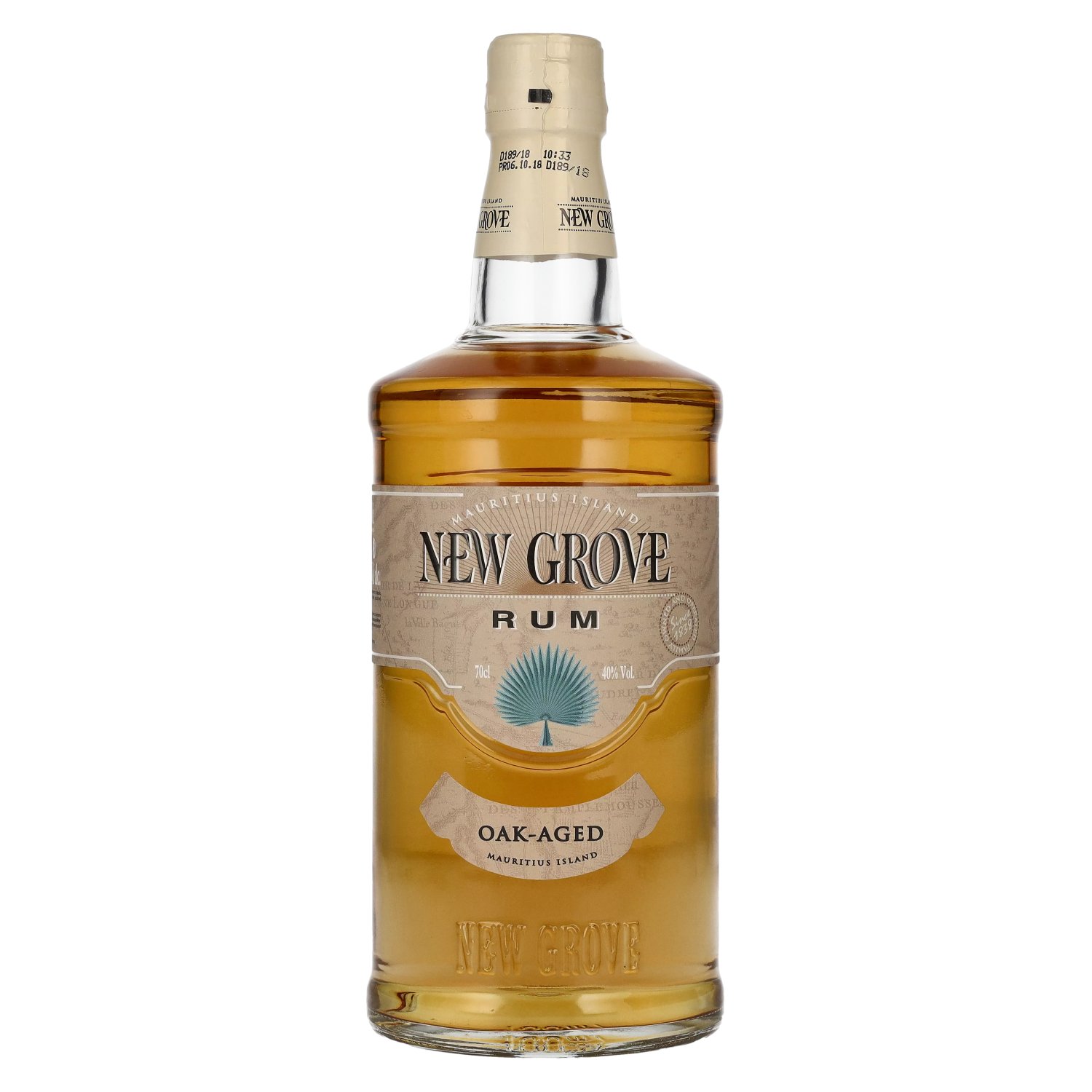 Rhum New Grove New Grove Old Oak Aged Mauritius Island Rum 40% Vol. 0,7l