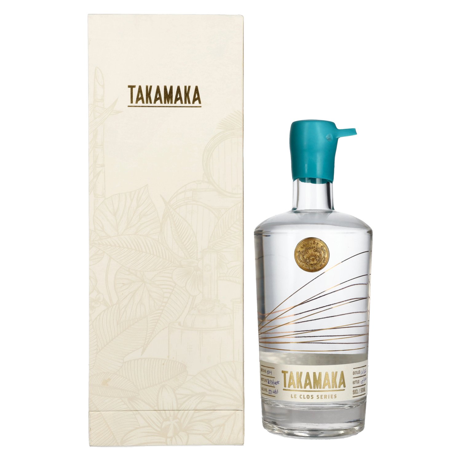 Rhum Takamaka Takamaka LE CLOS NAPA LAZ Rum 53,4% Vol. 0,5l en boîte cadeau