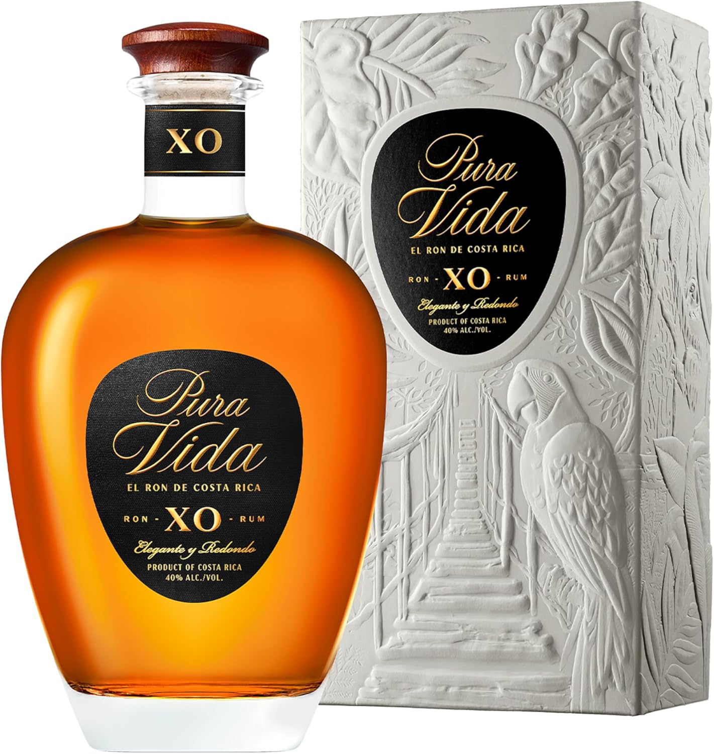 PURA VIDA – Rhum XO – Rhum Vieux – 40 % Alcool – Origine : Costa Rica – Bouteille 70 cl
