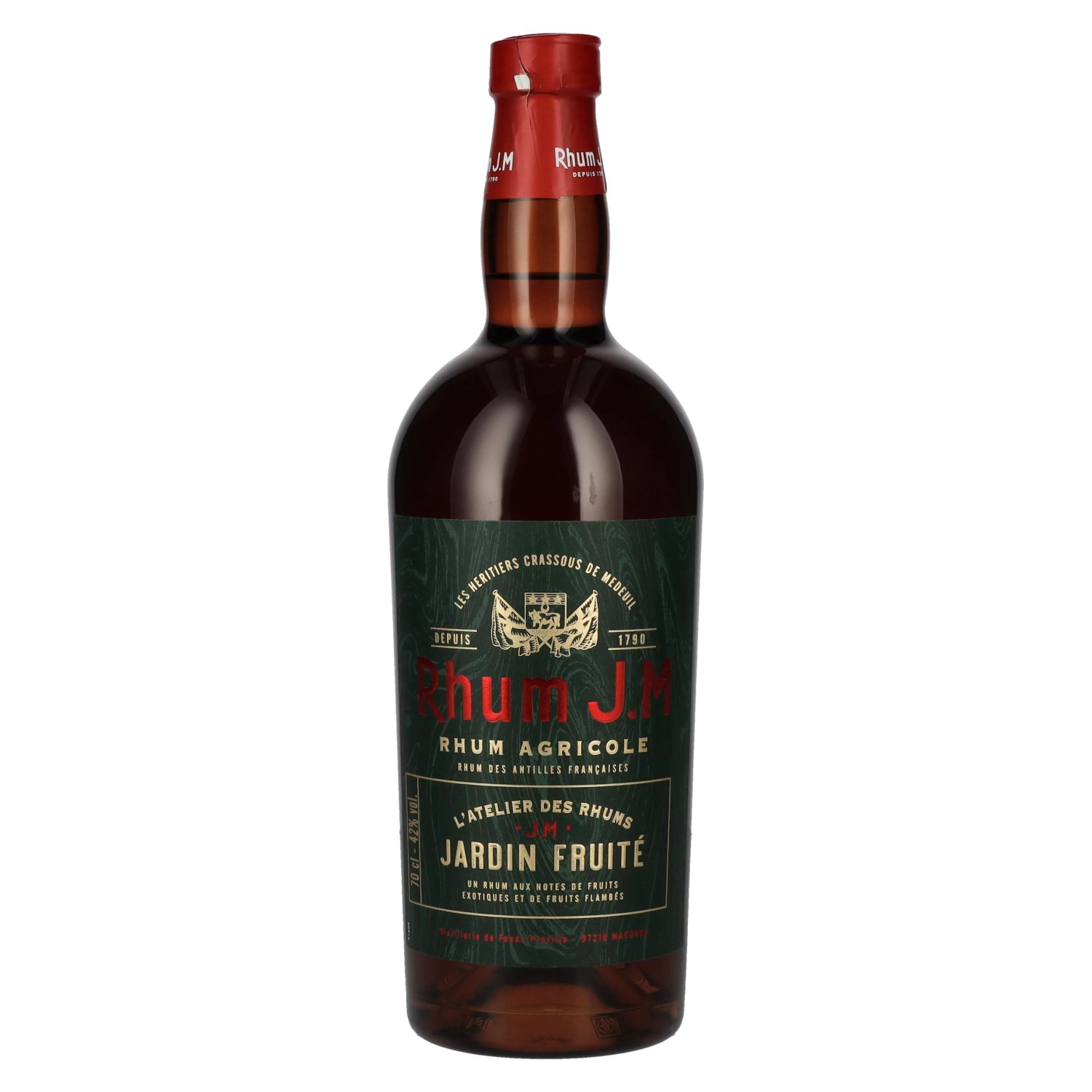 Rhum J.M JARDIN FRUITÉ Rhum Agricole 42% Vol. 0,7l