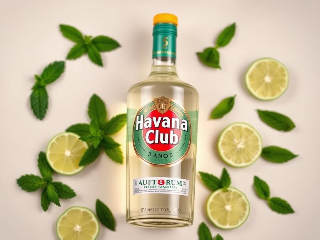 Bouteille de rhum Havana Club 3 Años pour mojito