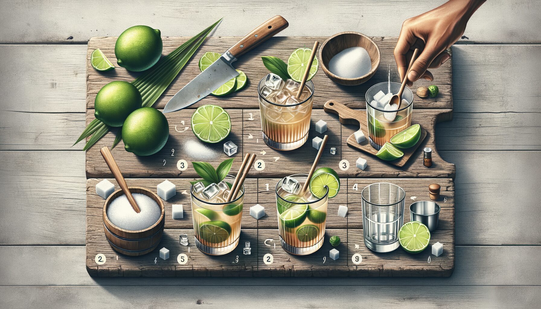 Comment preparer un delicieux rhum caipirinha