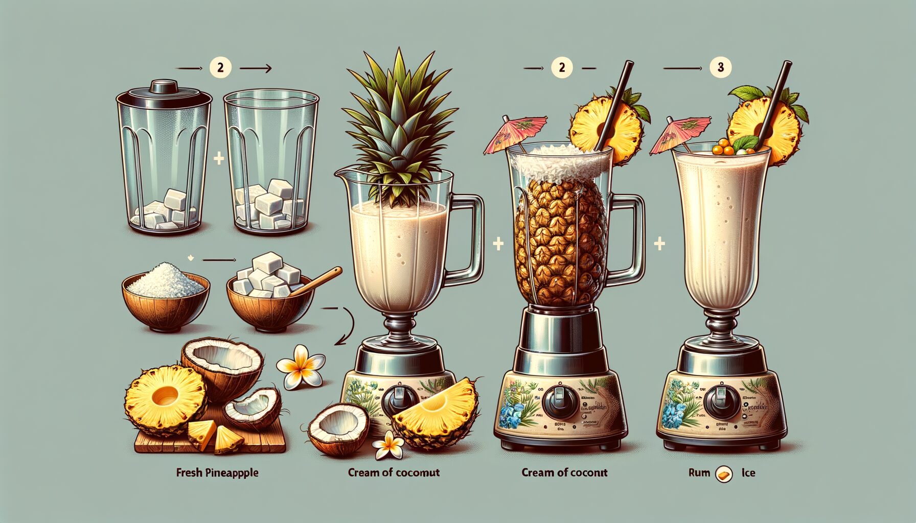 Comment preparer une delicieuse Rhum Colada en quelques etapes simples