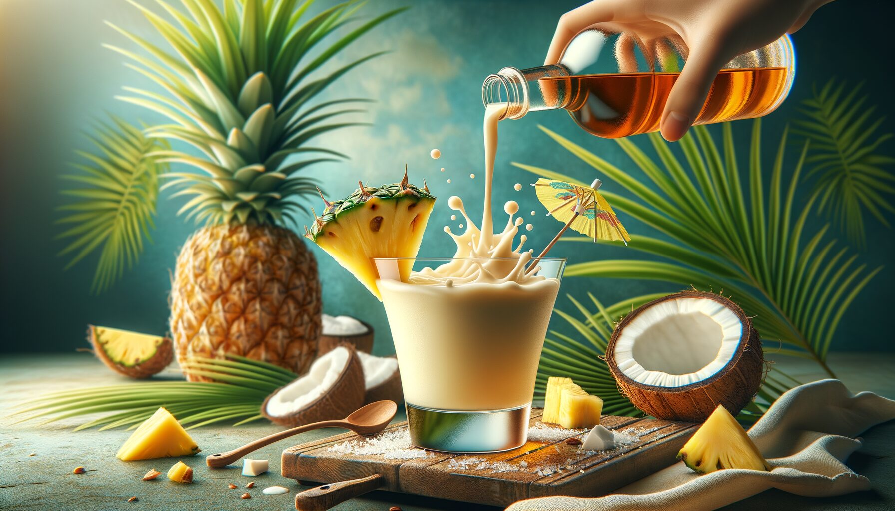 Comment preparer une delicieuse rhum pina colada maison