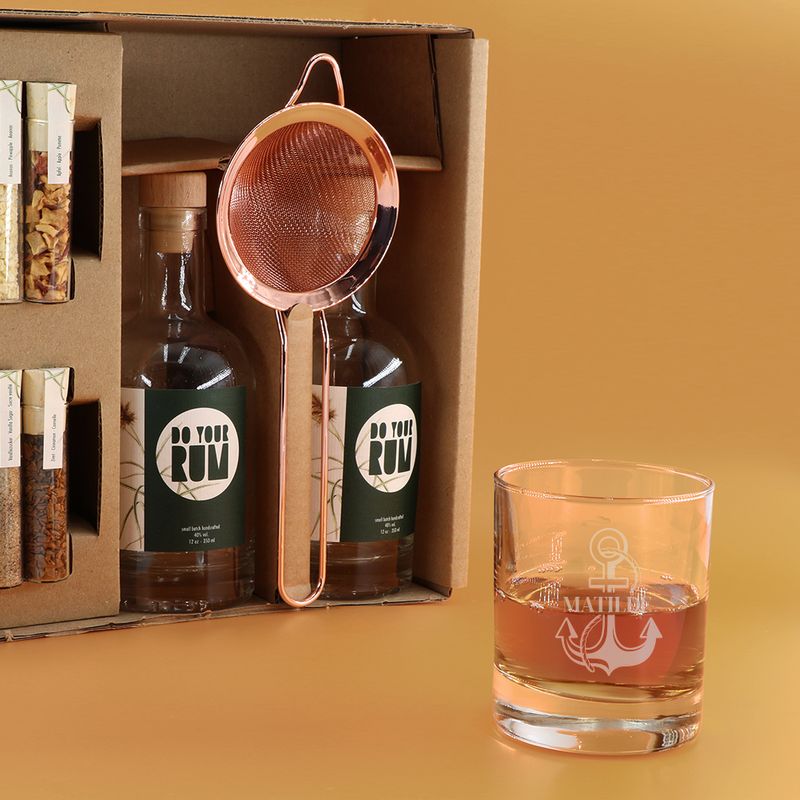 Kit de fabrication de rhum & verre
