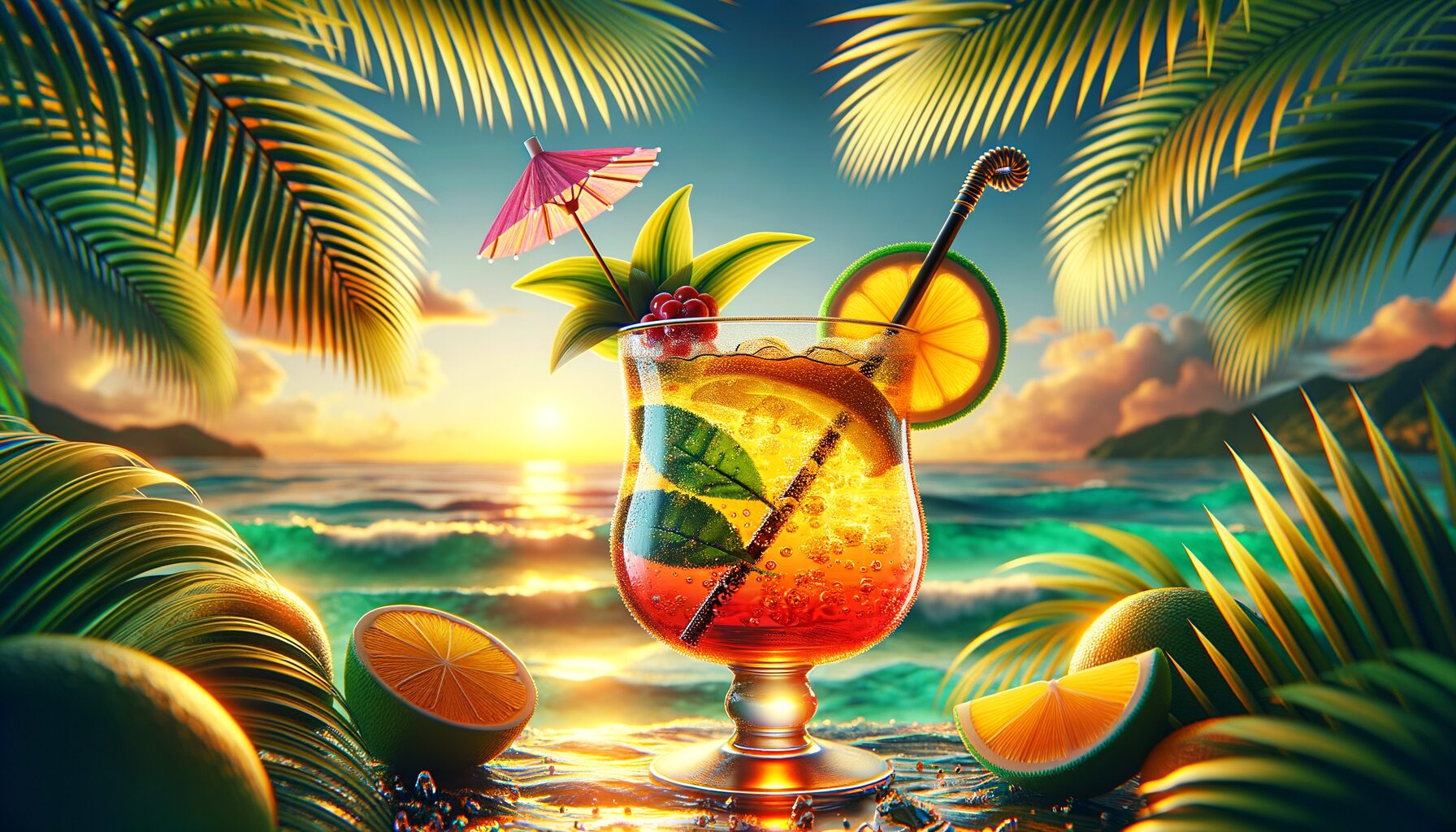 Le rhum swizzle le cocktail antillais a ne pas manquer