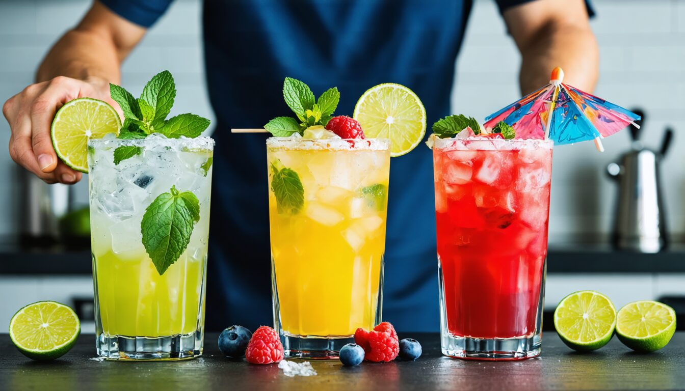 Préparez 3 cocktails RAPIDES en moins de 10 minutes