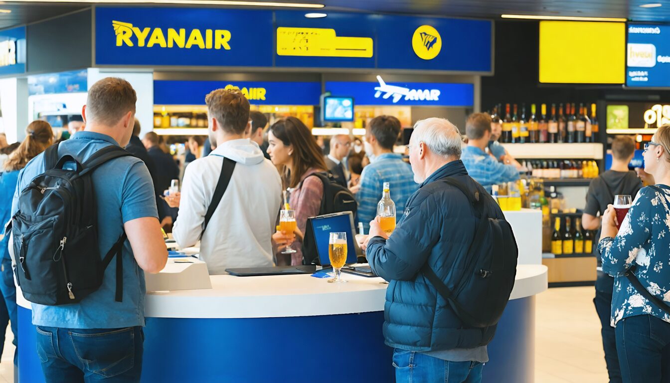 ryanair annonce une nouvelle mesure visant à limiter la consommation d'alcool à deux boissons par passager dans les aéroports européens, dans le but d'améliorer la sécurité et le confort des vols. découvrez les détails de cette initiative et son impact sur les voyageurs.