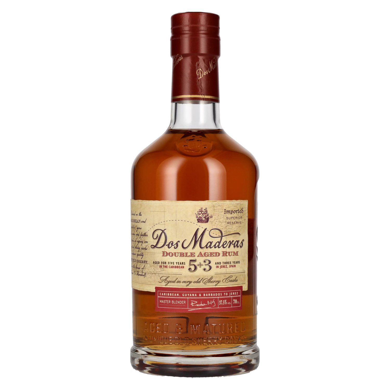 Rhum Dos Maderas Dos Maderas 5+3 Years Old Double Aged Rum 37,5% Vol. 0,7l