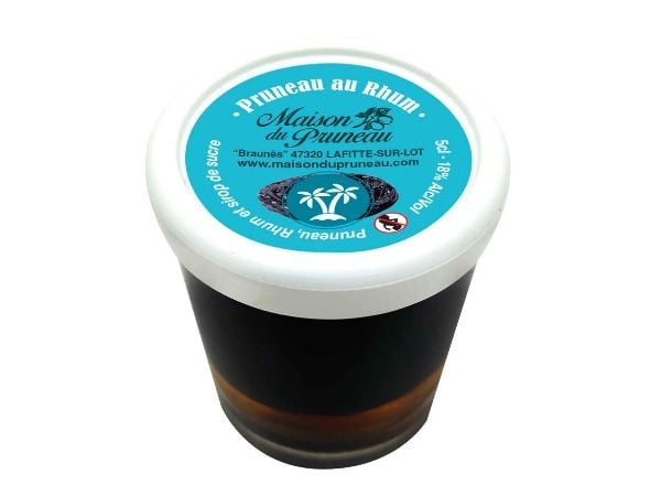 Petit Verre Pruneau d’Agen IGP au Rhum – 5cl – En direct de Maison du Pruneau – Cueillette du Gascon (Lot-et-Garonne)