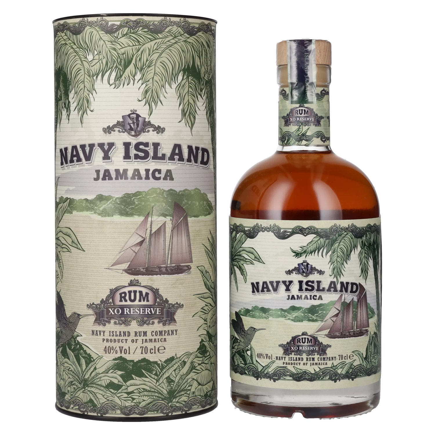 Rhum de l’île Navy Navy Island JAMAICA XO Reserve Rum 40% Vol. 0,7l en boîte cadeau