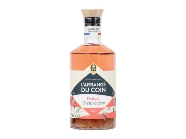 Rhum L’Arrangé du Coin Fraise Thym-Citronné – 70cl – En direct de La Fabrique à Alcools (Essonne)