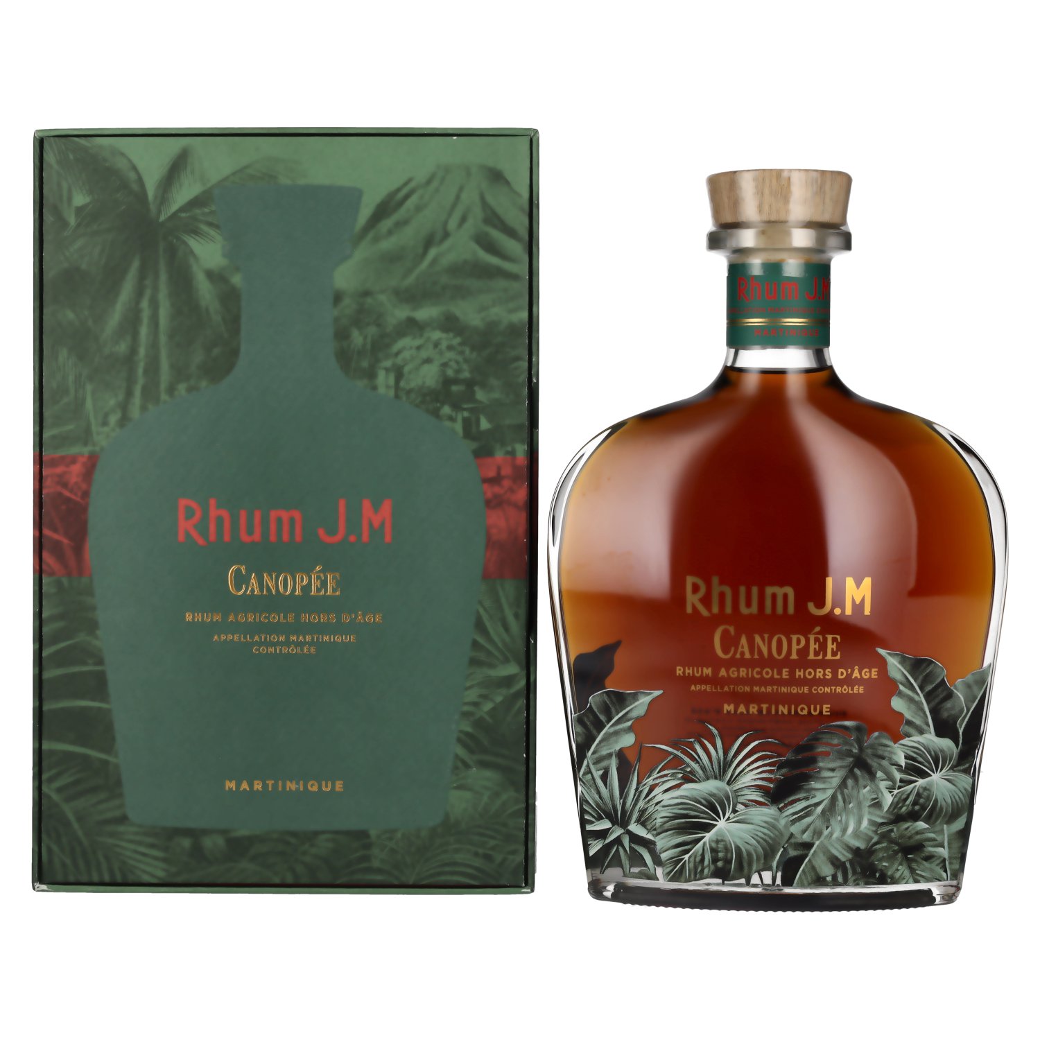 Rhum J.M Canopée Martinique Agricole Hors D’Âge 46% Vol. 0,7l en boîte cadeau