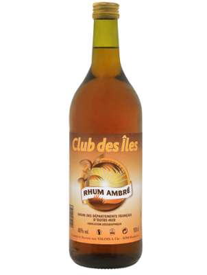 Rhum ambré traditionnel 40°, Prix Mini (1 l)