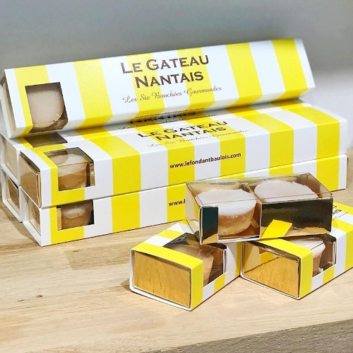 Coffret 6 Bouchées – Mini Gâteau Nantais – En direct de Le Fondant Baulois (Loire-Atlantique)