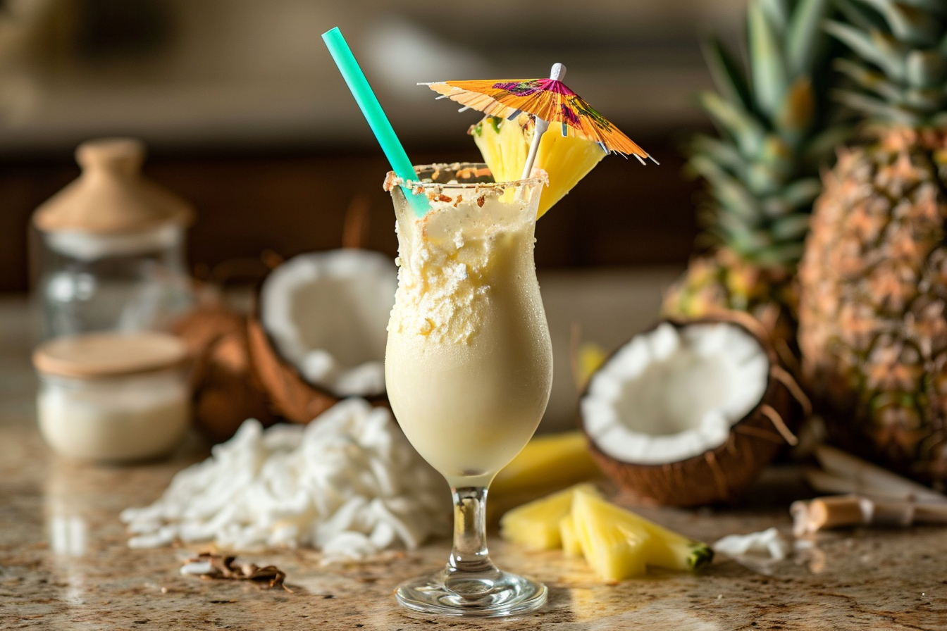 Comment préparer une délicieuse rhum piña colada maison ?