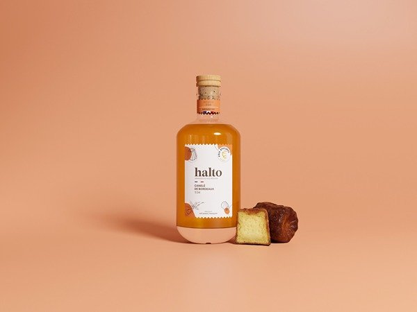Rhum Arrangé Canelé de Bordeaux 70cl – En direct de Halto (Drôme)