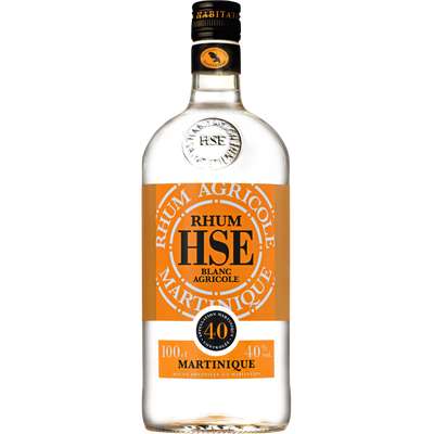 Rhum HSE 40° (1 L) Rhum blanc de Martinique 40°, HSE (1 L)