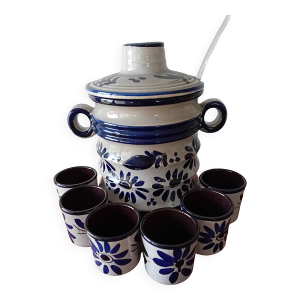 ART Pot à rhum bleu 0x0x0