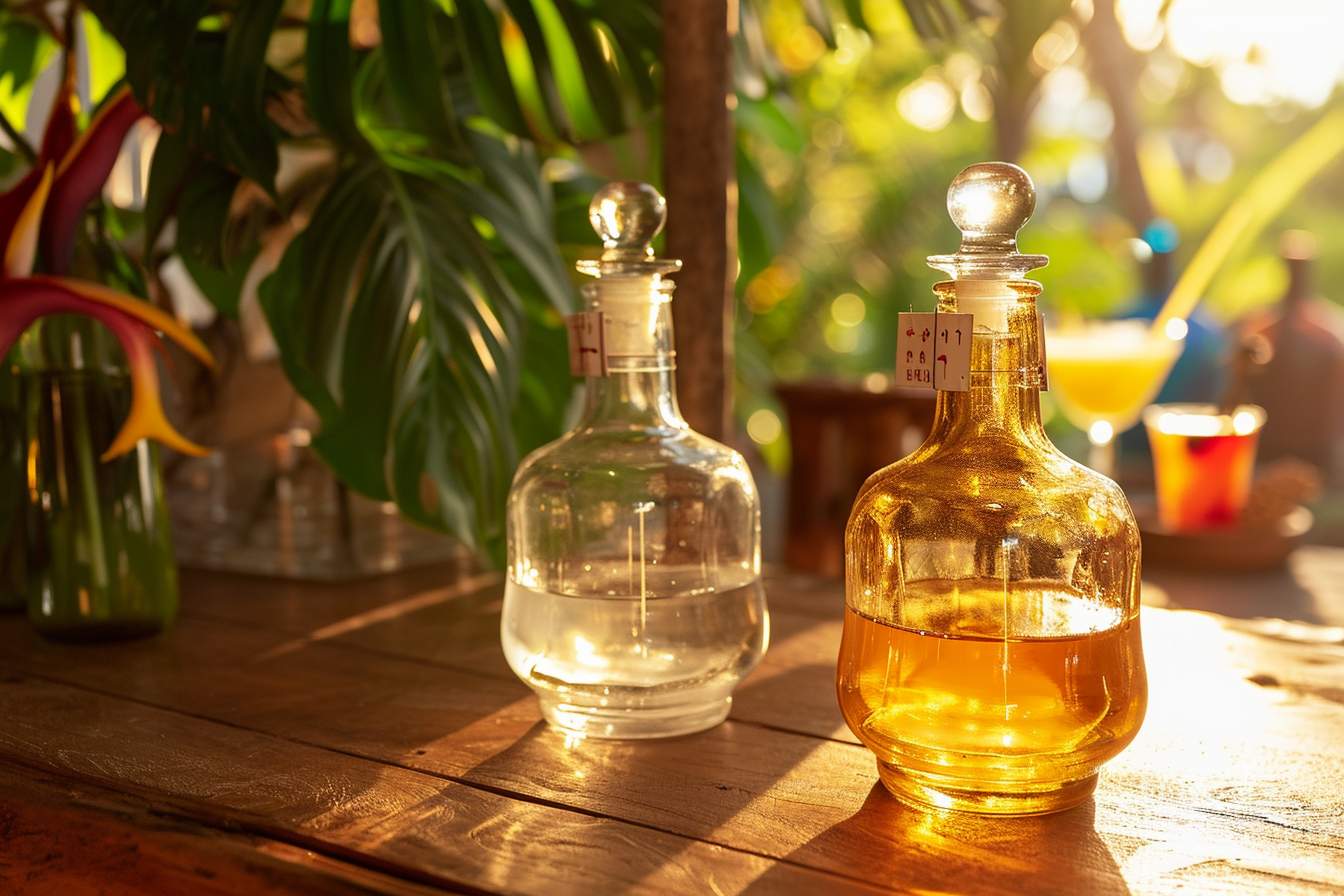 Quel est la différence entre le rhum blanc et le rhum ambré ?