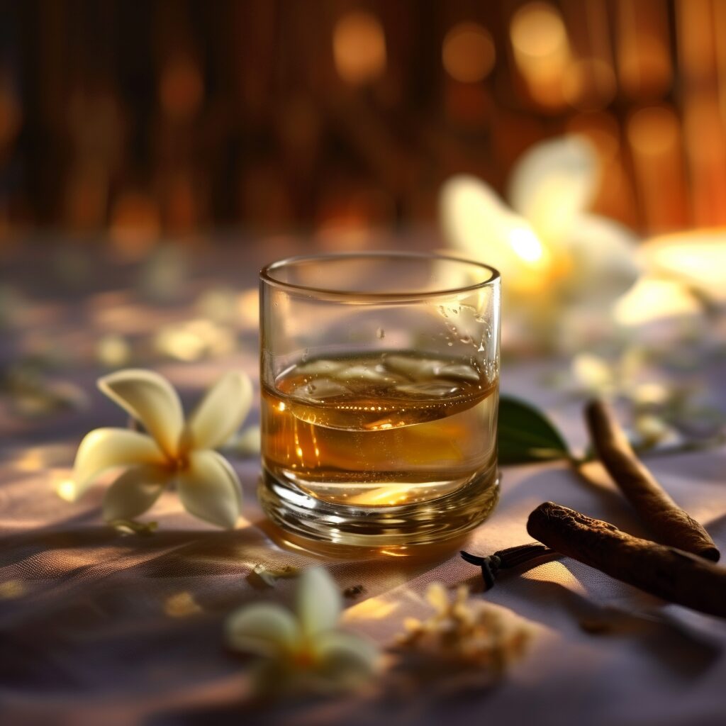 Les délices du rhum à la vanille