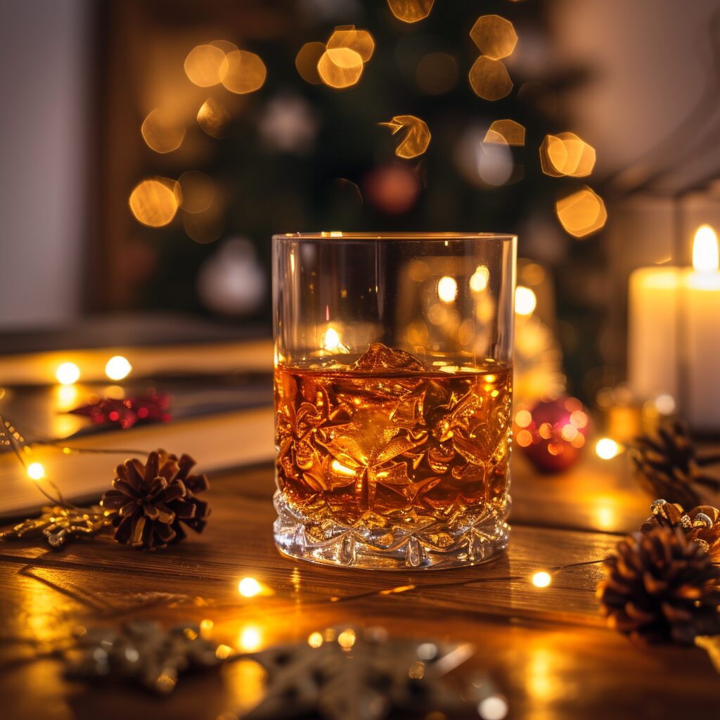 verre rhum noel